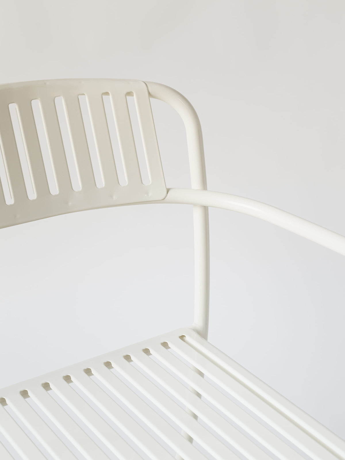 Banc Patio avec dossier - Vert Jonc