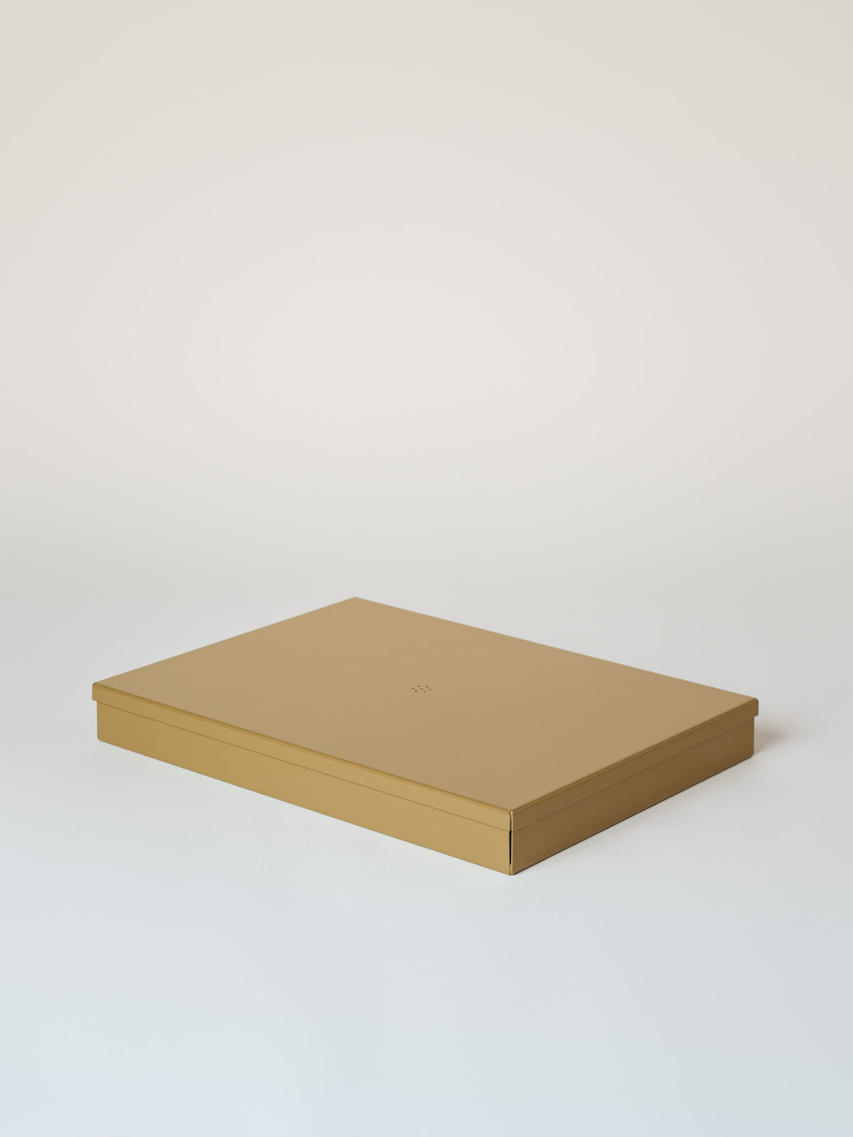 Boite métal taille L - Brun Vert