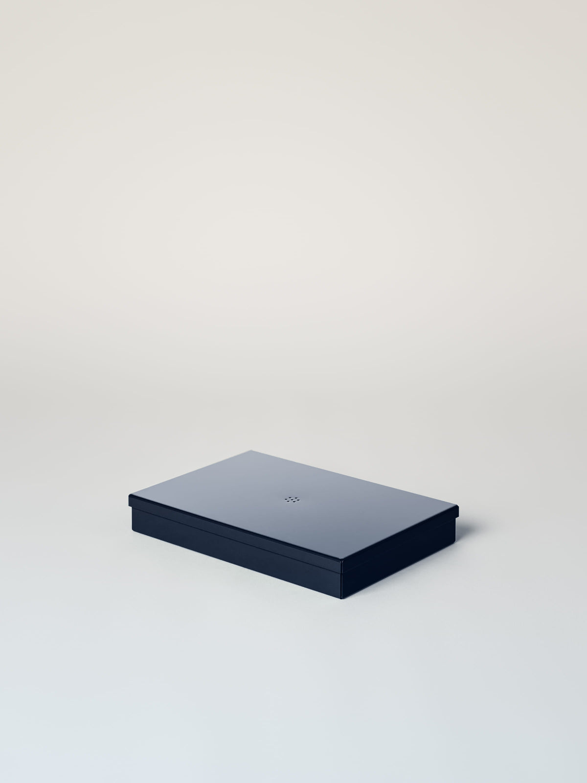 Medium-sized metal box - Blue Black