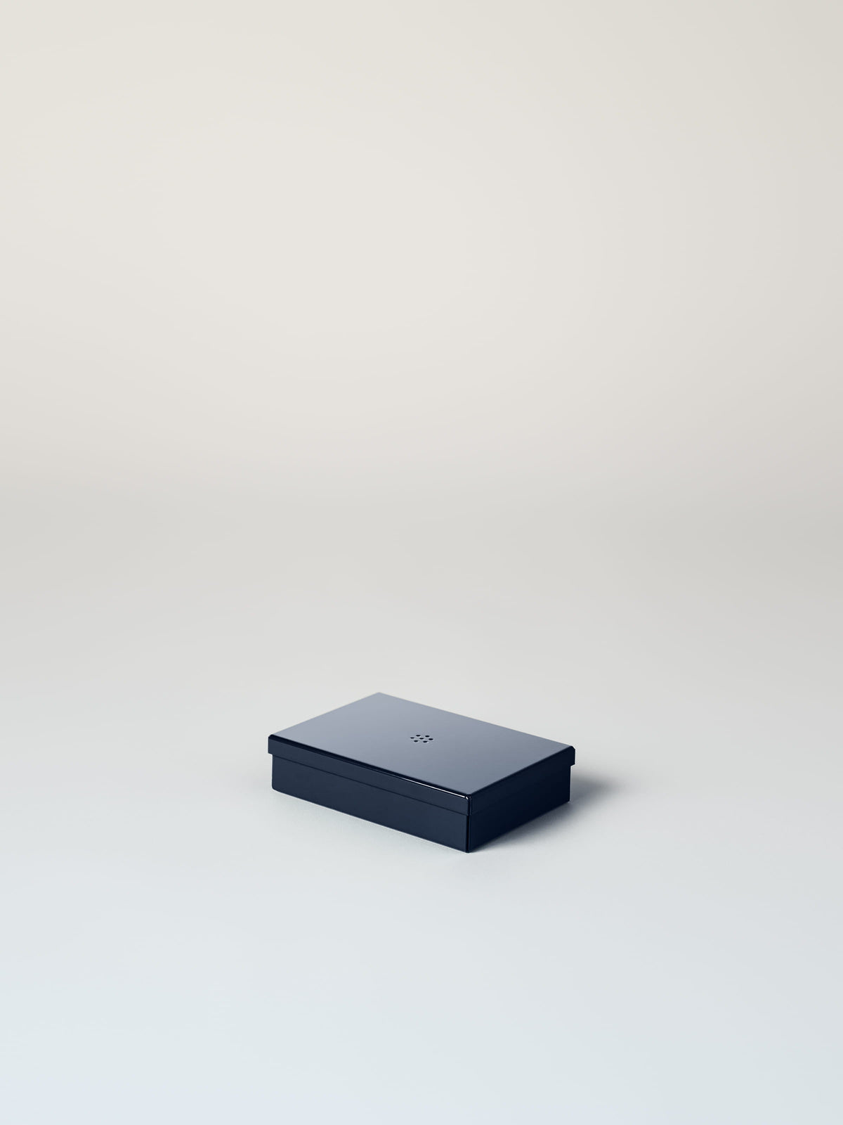 Small metal box - Blue Black