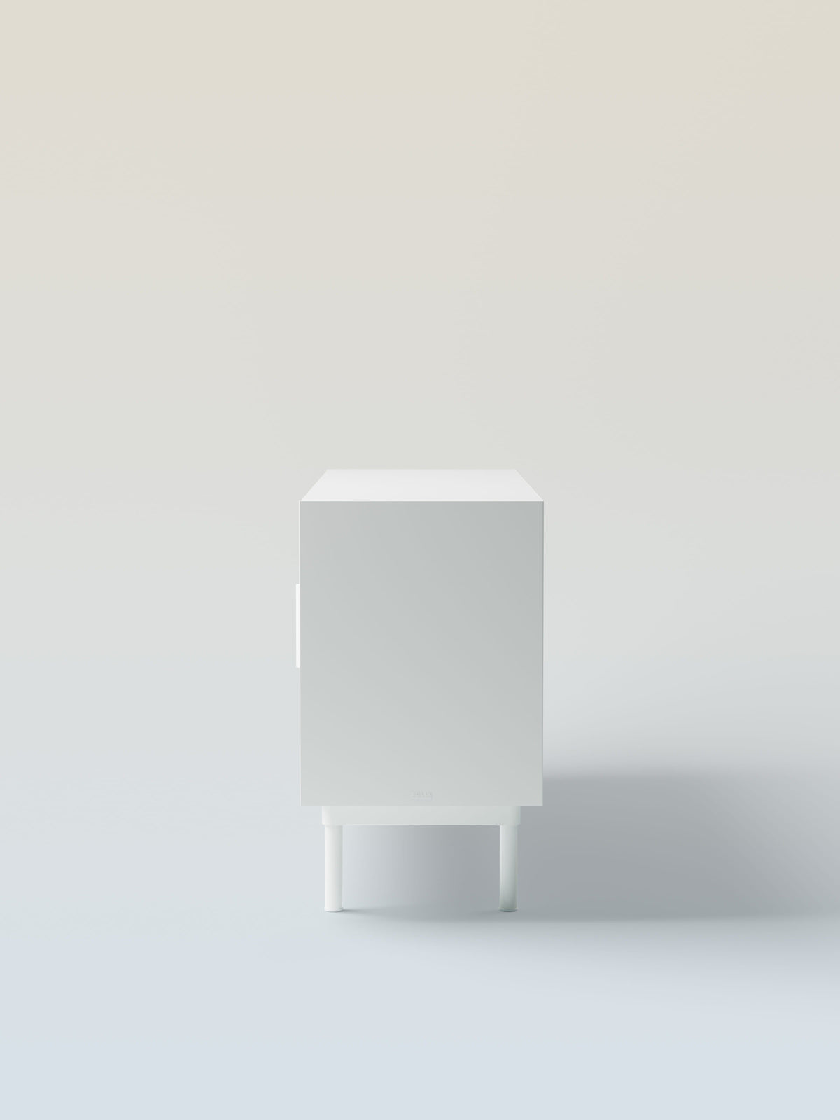 Buffet 3 portes coulissantes - Blanc Pur
