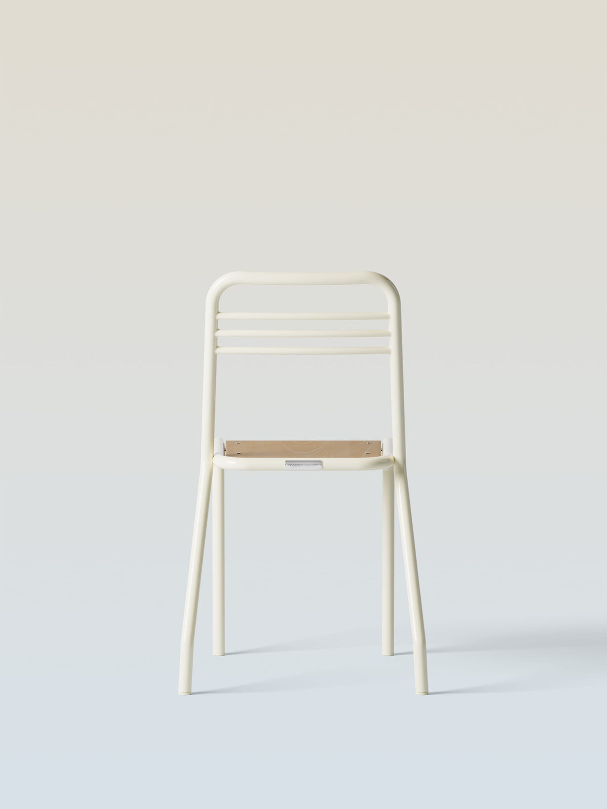 Chaise UD assise bois - Noir Foncé
