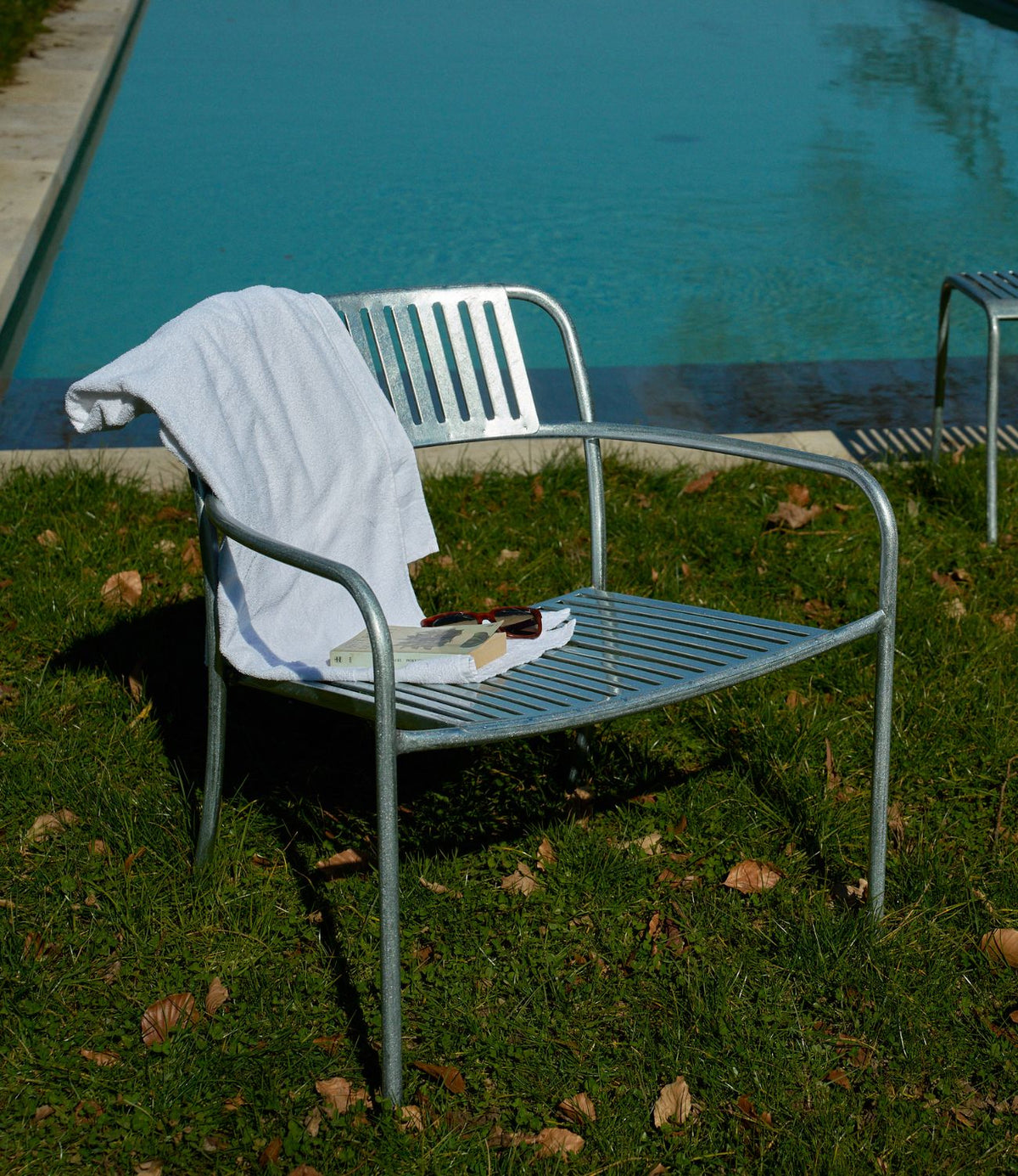 Fauteuil lounge Patio - Galvanisé Verni
