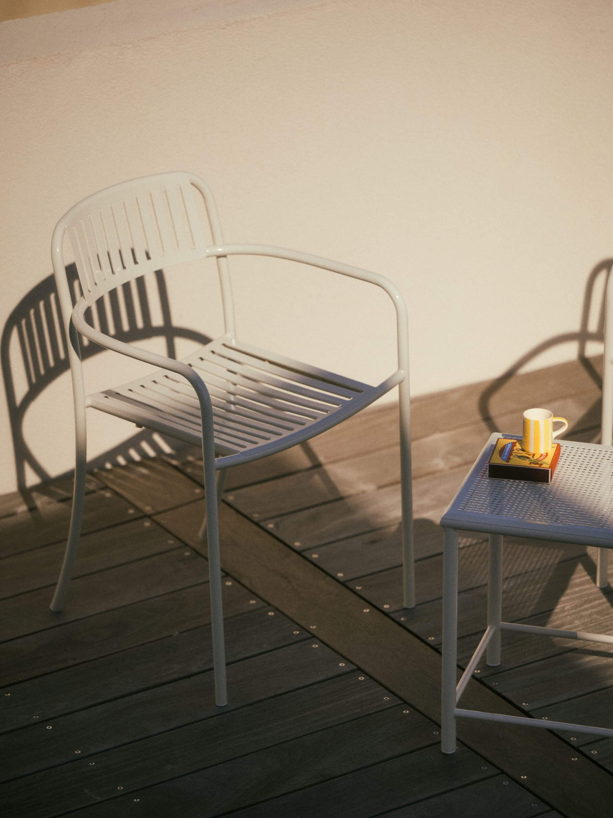 Fauteuil Patio - Blanc Perlé
