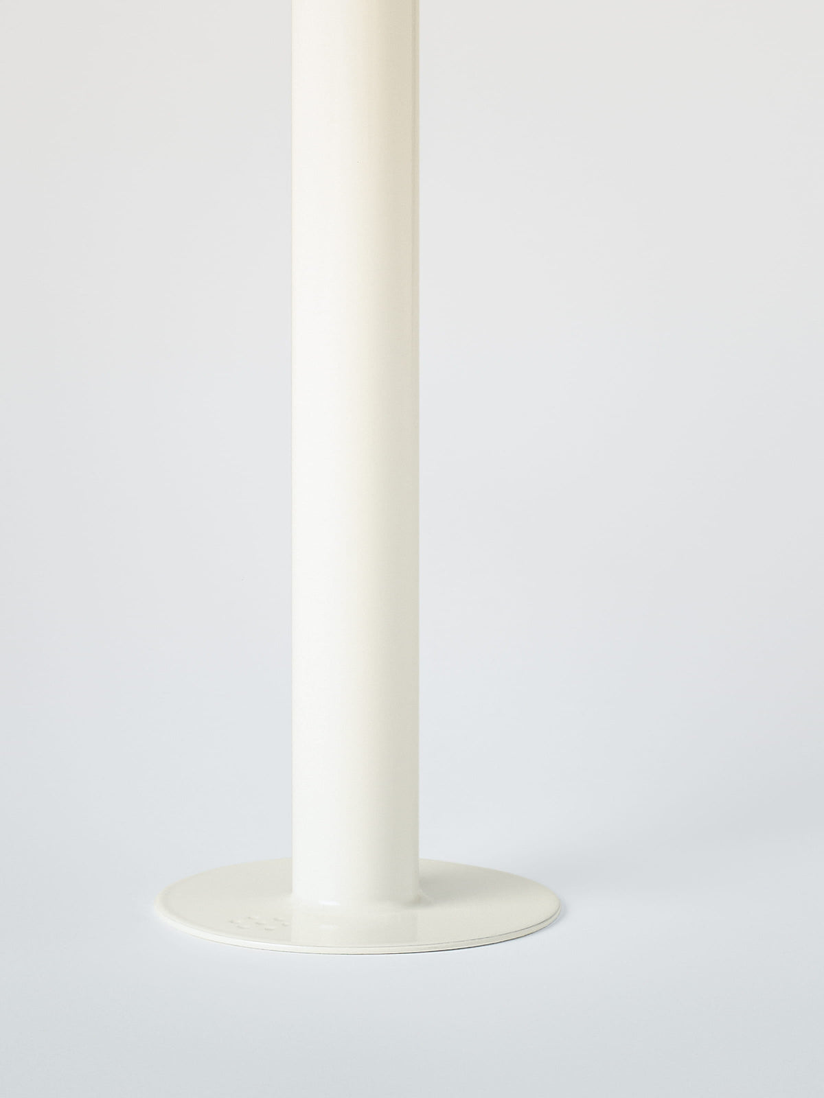 Grand bougeoir avec bougie à la cire d'abeille - Blanc Perlé