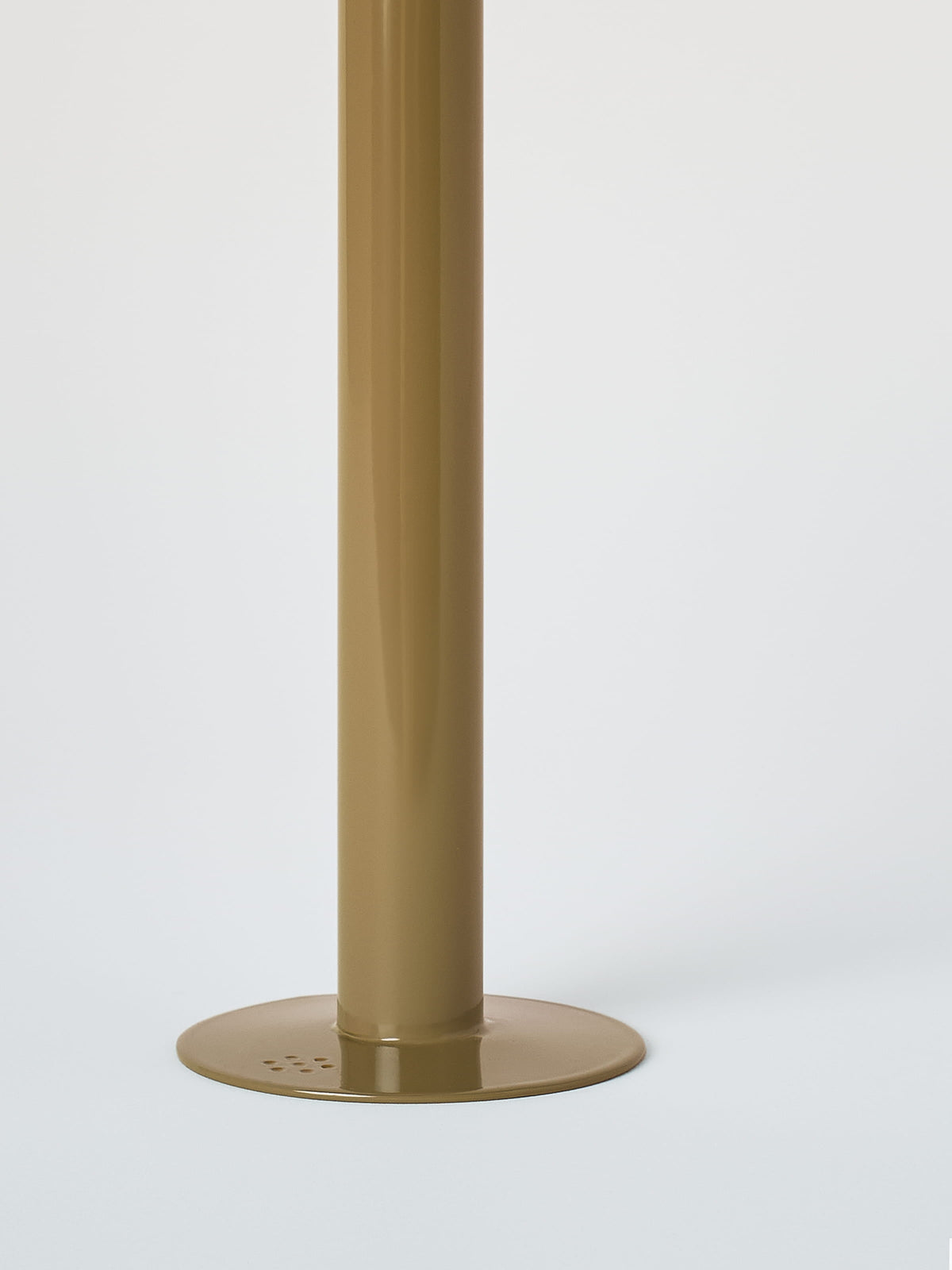 Grand bougeoir avec bougie à la cire d'abeille - Brun Vert