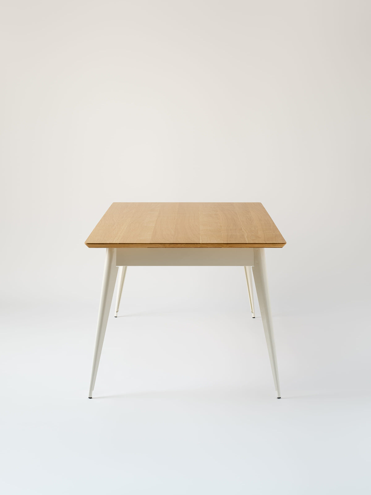 Table 55 200x95 / plateau chêne naturel - Gris Beige