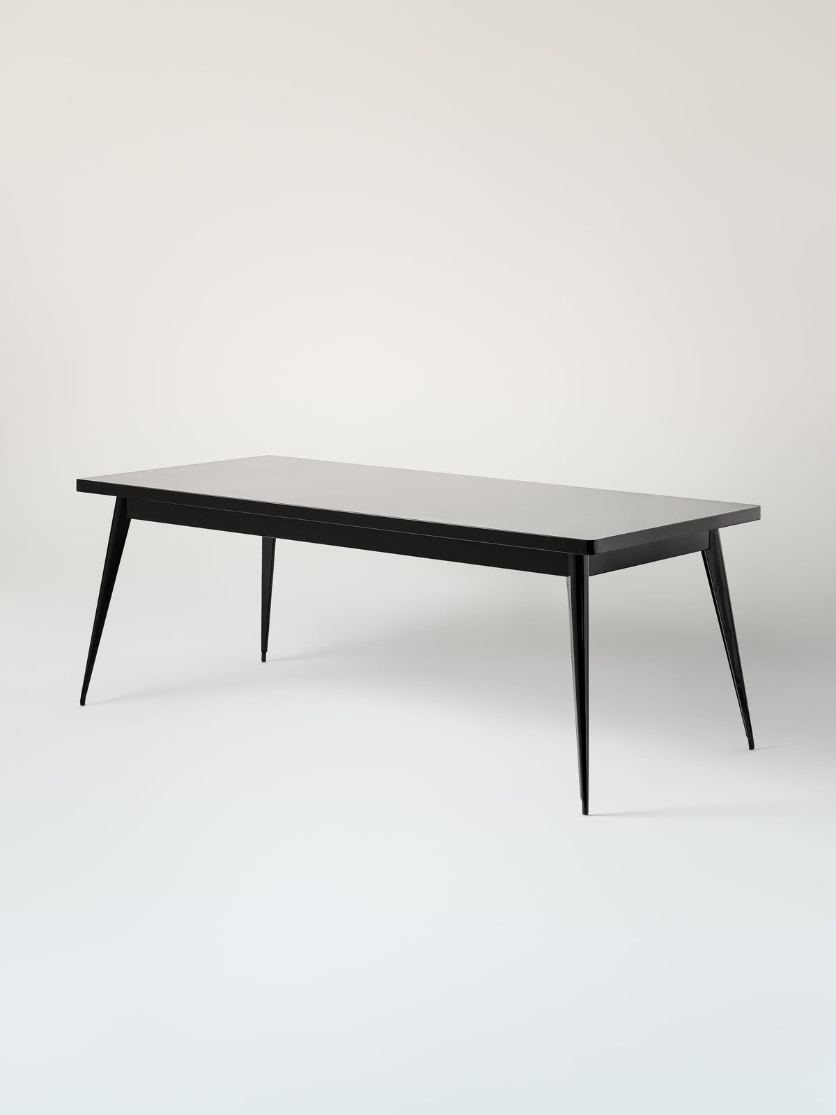 Table 55 200x95 / plateau métal - Noir Foncé