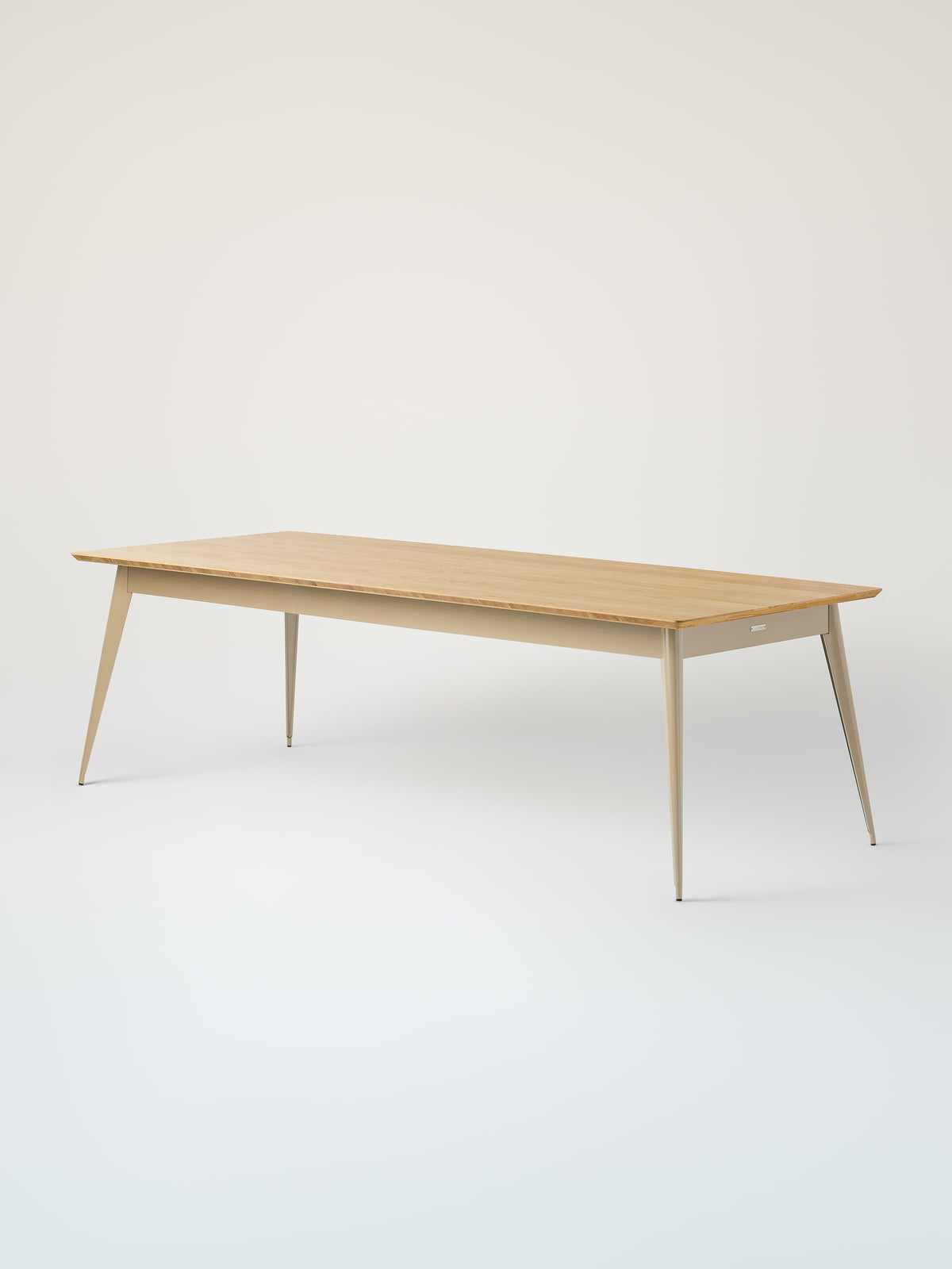 Table 55 240x100 / plateau chêne naturel - Gris Beige