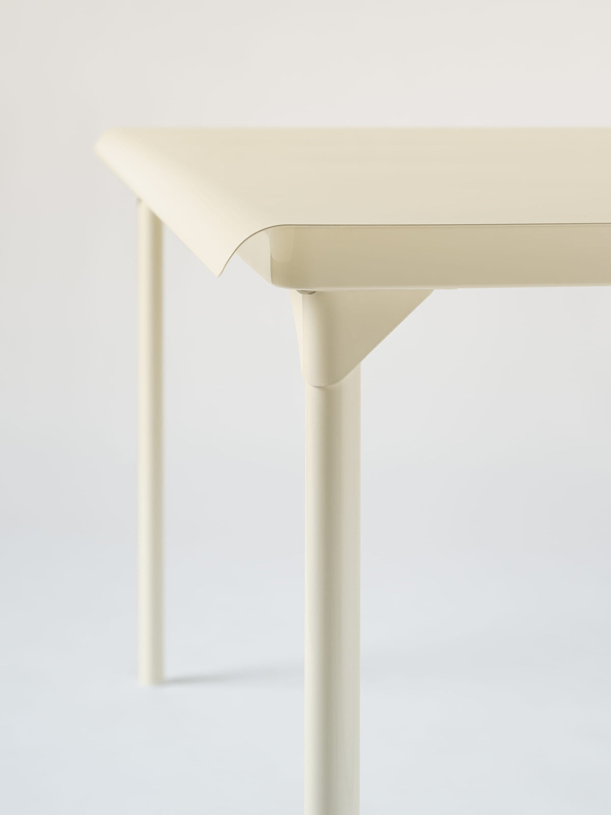 Table Patio 140x80 - Blanc Perlé