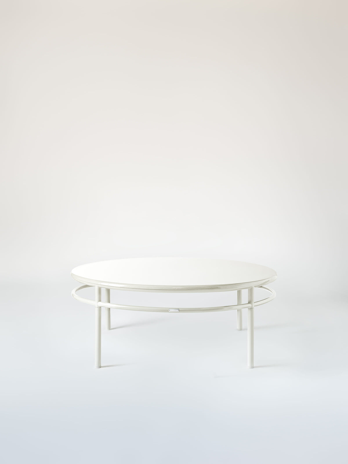 Table basse T37 Ø120 - Gris Beige