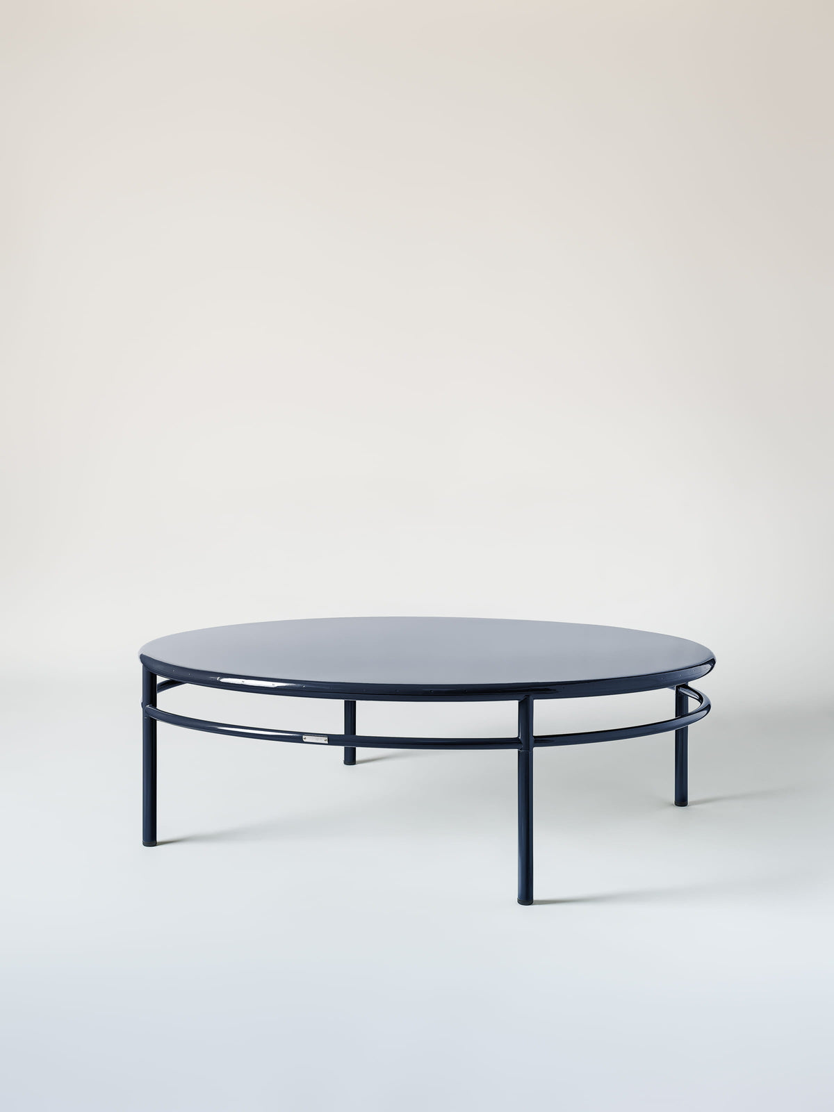 Table basse T37 Ø140 - Bleu Noir