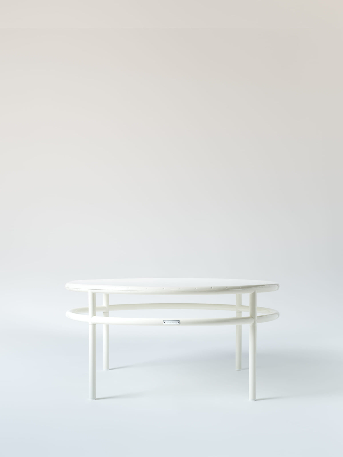 Table basse T37 Ø80 - Rouge Vin