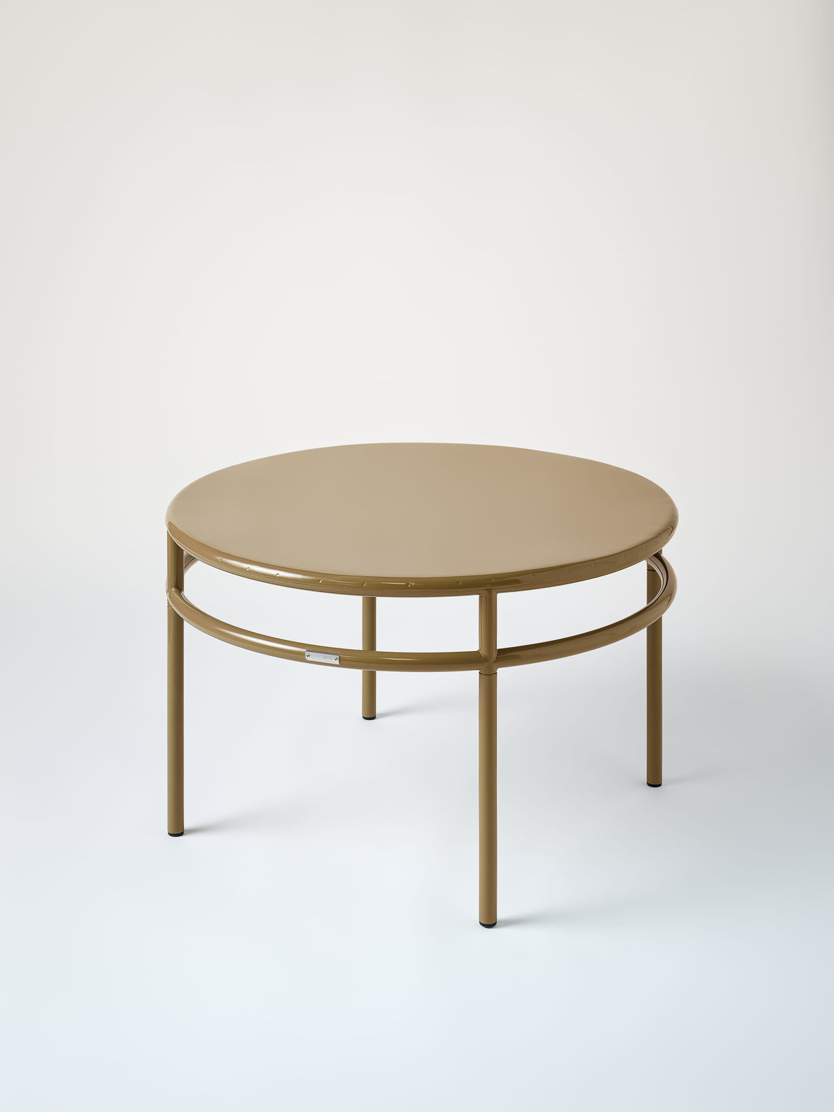 Table basse T37 Ø80 - Brun Vert