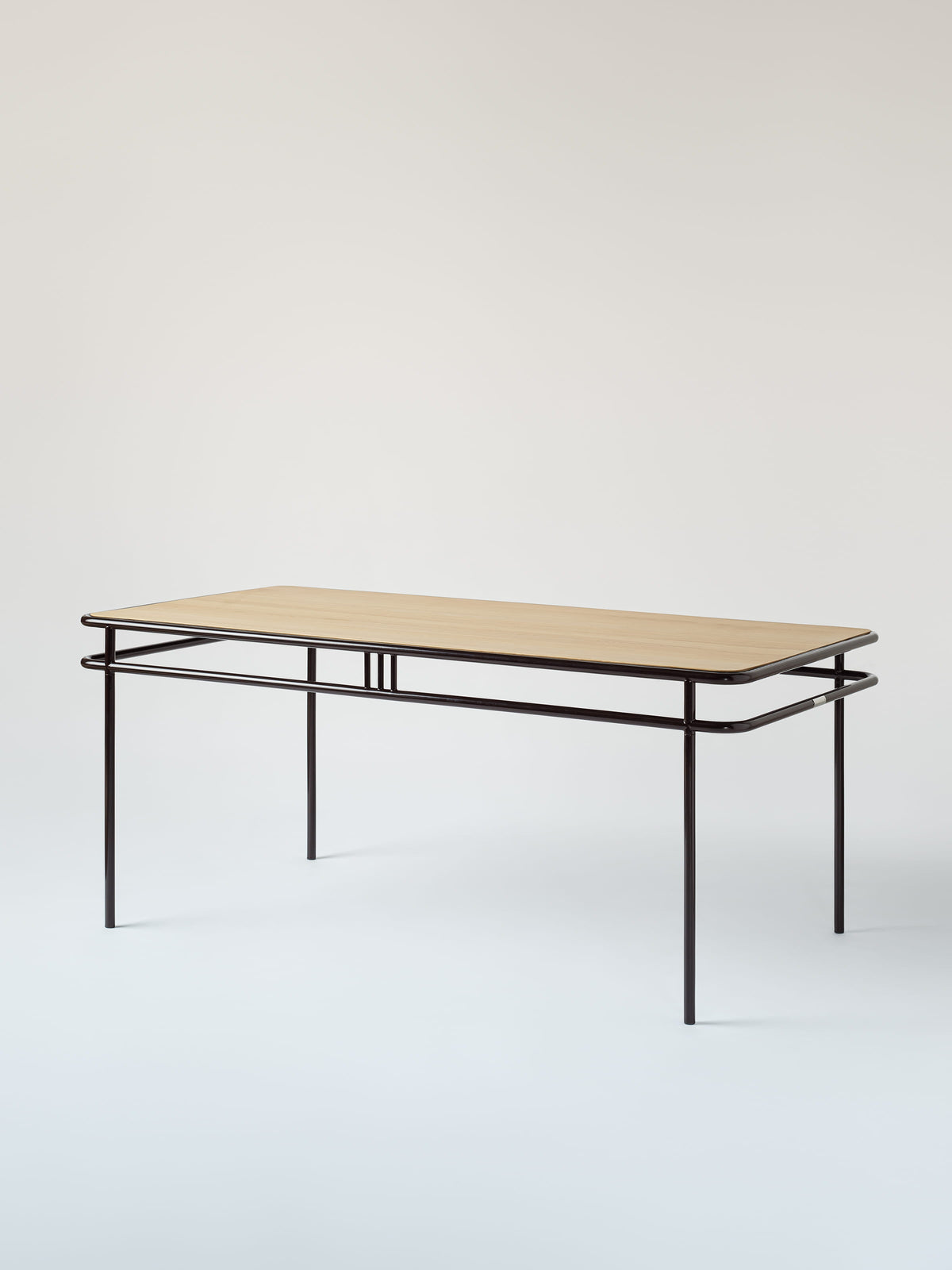 Table UD 180x90 / plateau chêne naturel - Brun Noir