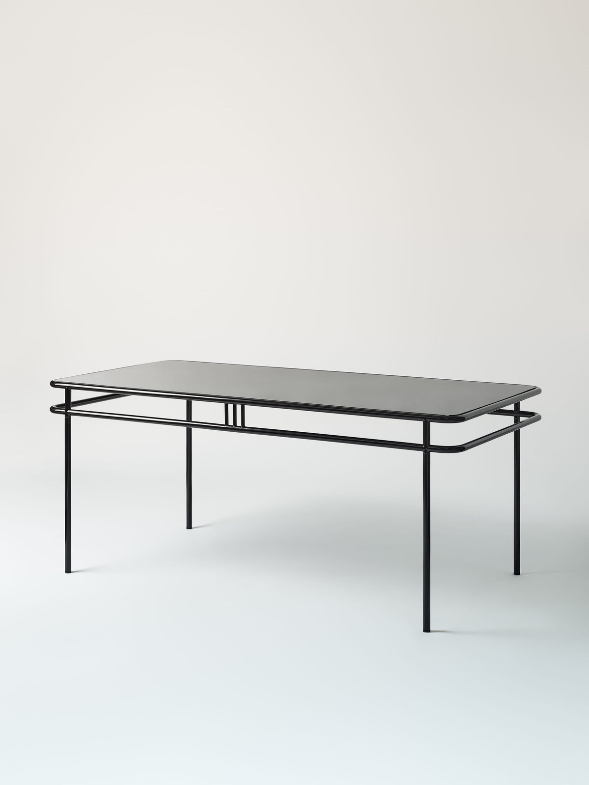Table UD 180x90 / plateau métal - Brun Noir