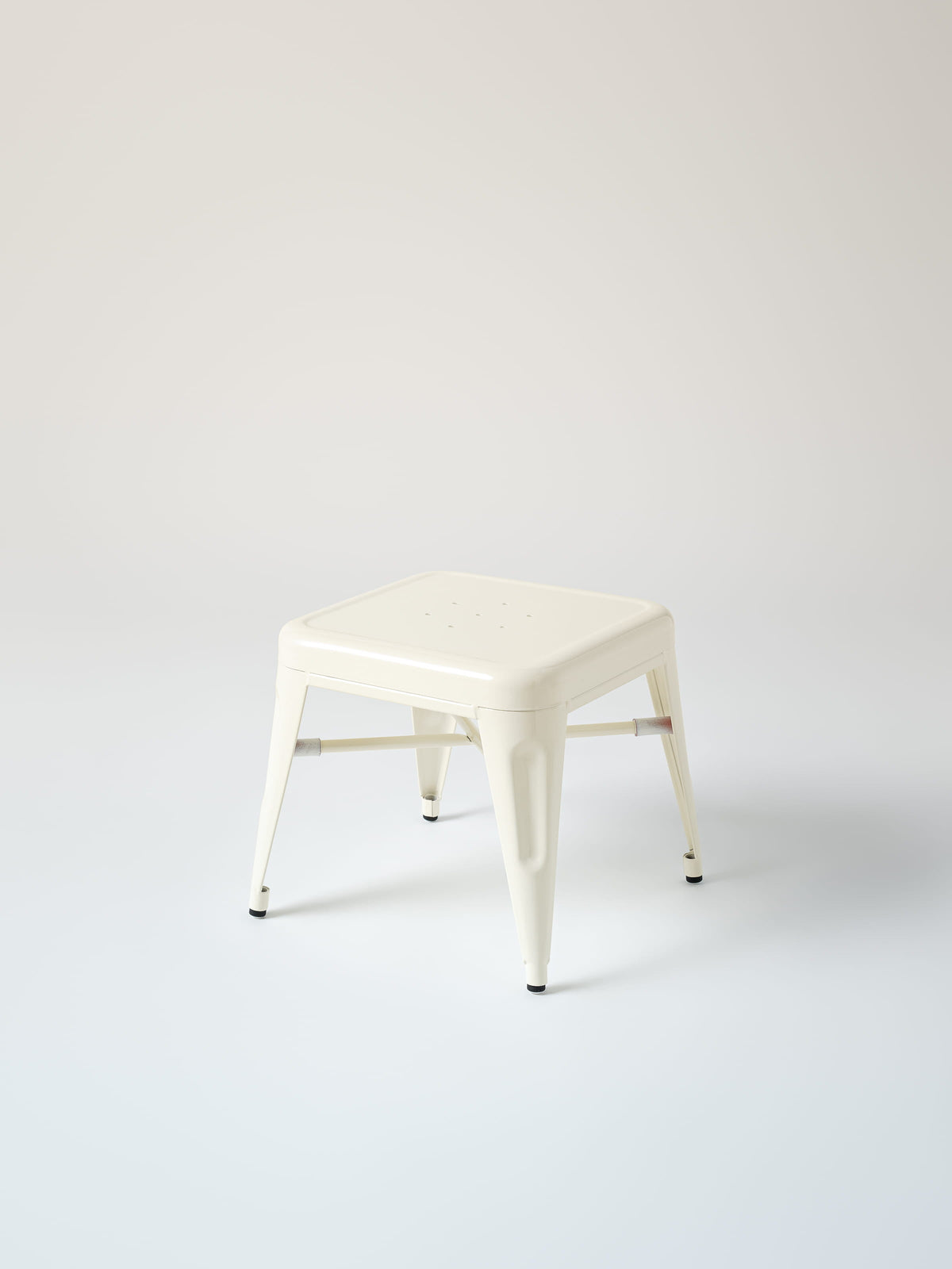 Tabouret H30 - Blanc Perlé