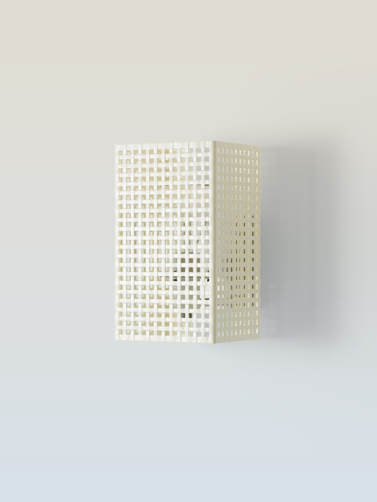 Applique Tressée extérieur - Blanc Perlé