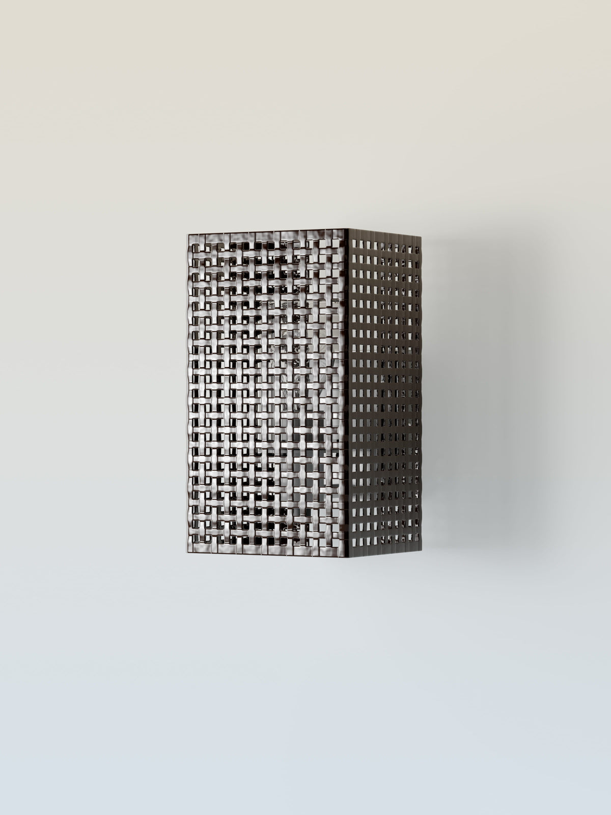 Applique Tressée extérieur - Brun Noir