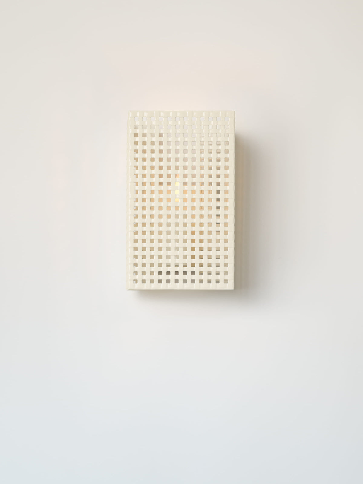 Indoor Braided Wall Light - Pearl White