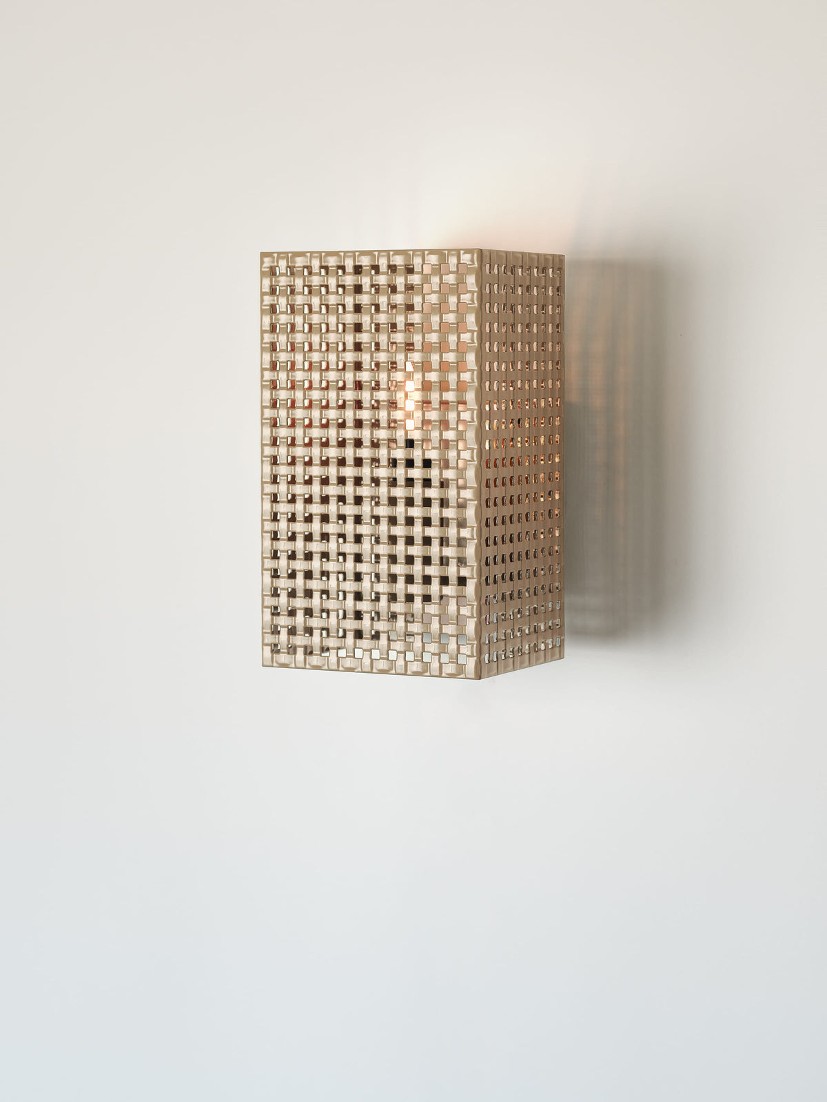 Indoor Braided Wall Light - Grey Beige