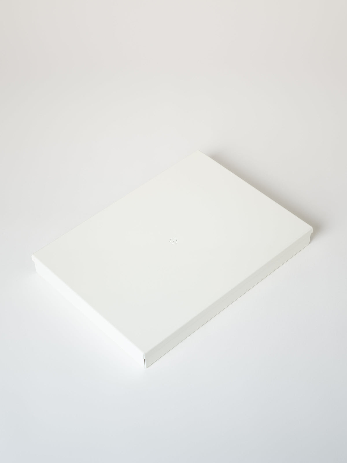 Boite métal taille L - Blanc Pur