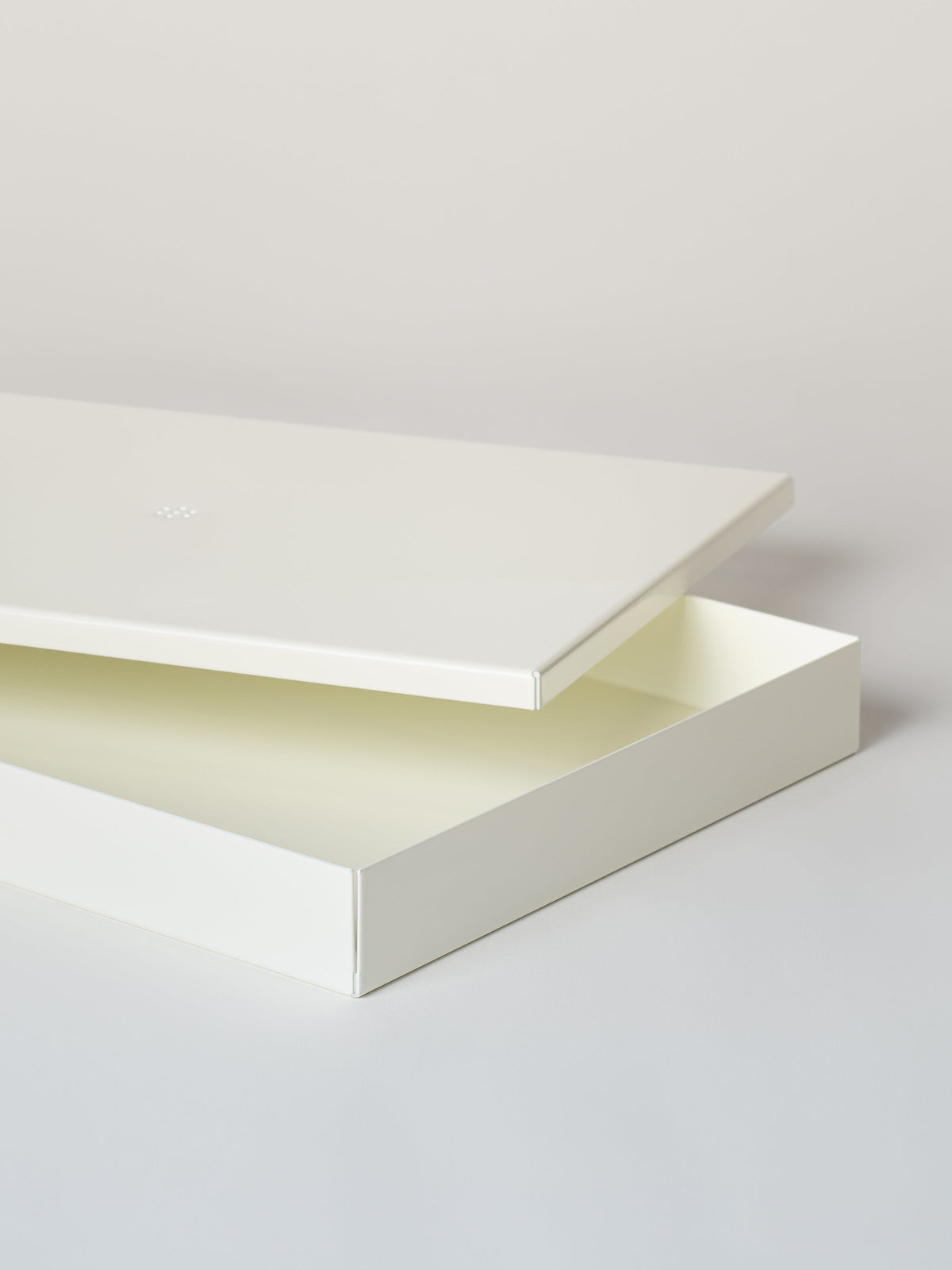 Large metal box - Grey Beige