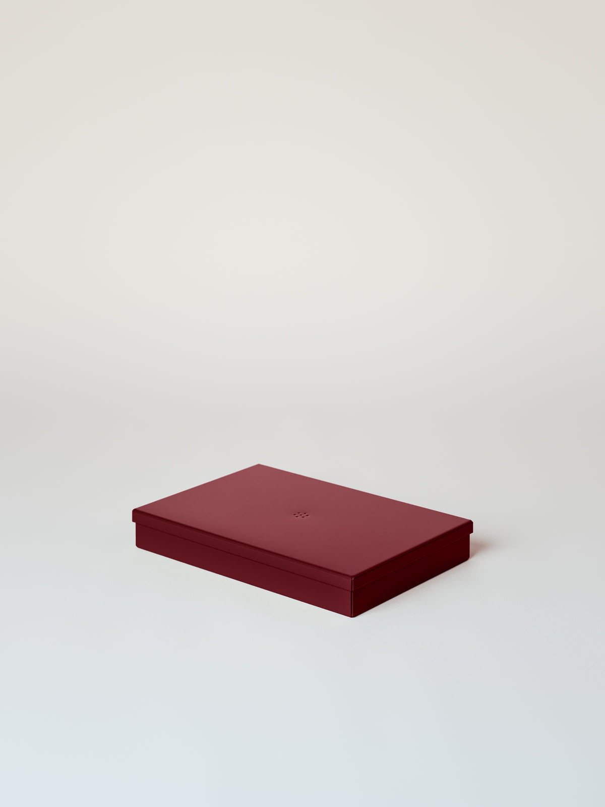 Boite métal taille M - Rouge Vin