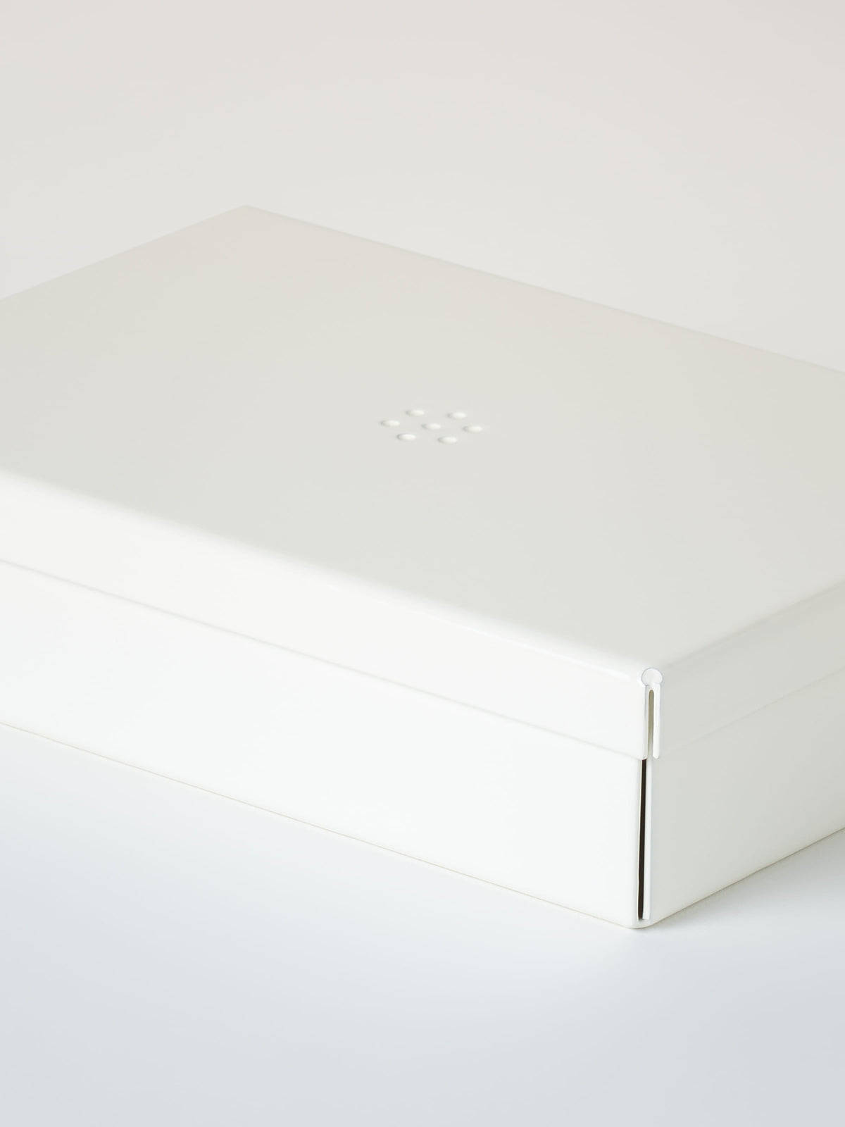 Small metal box - Grey Beige