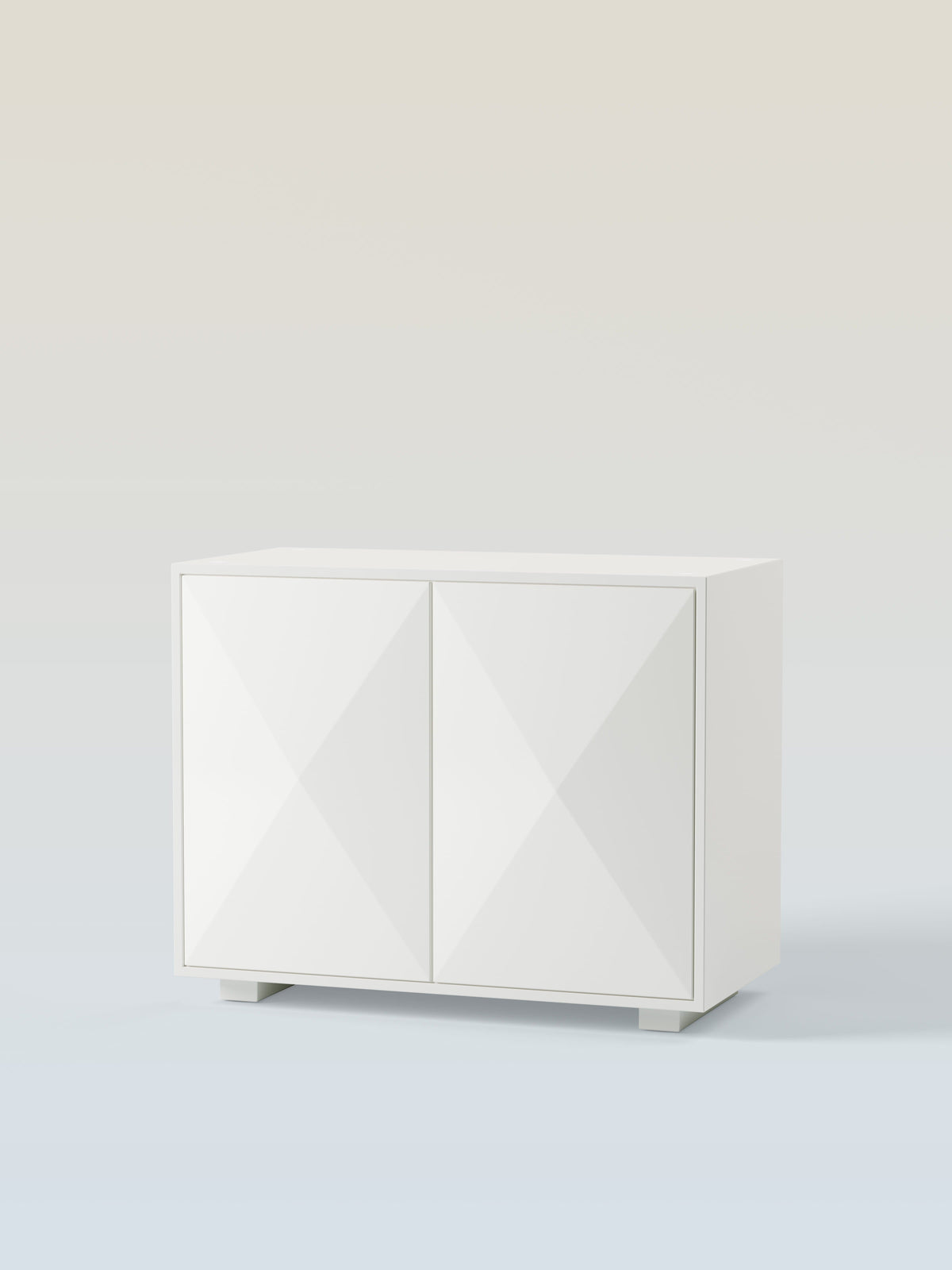 Casier Diamant 2 portes - Blanc Pur