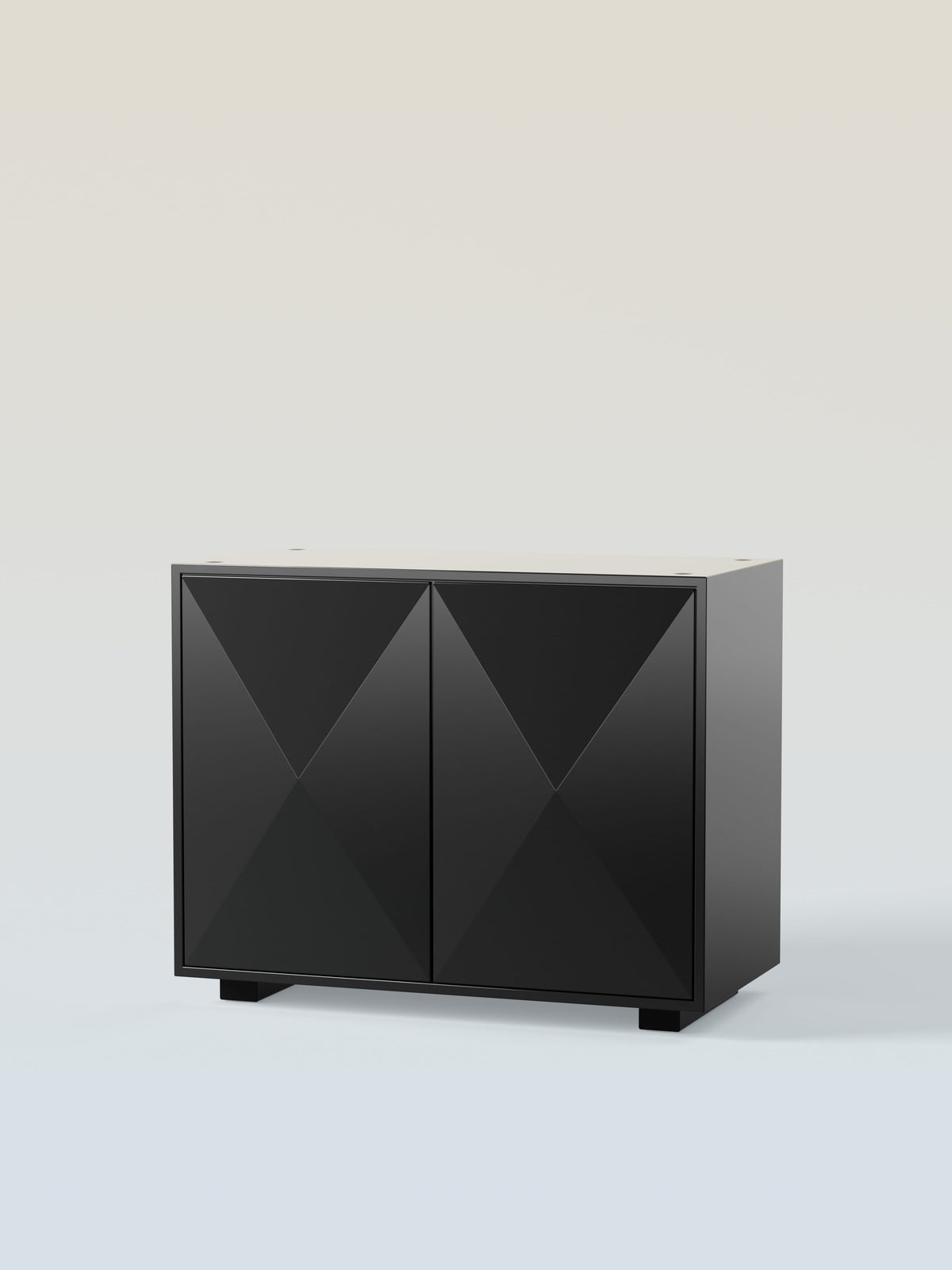 Casier Diamant 2 portes - Noir Foncé
