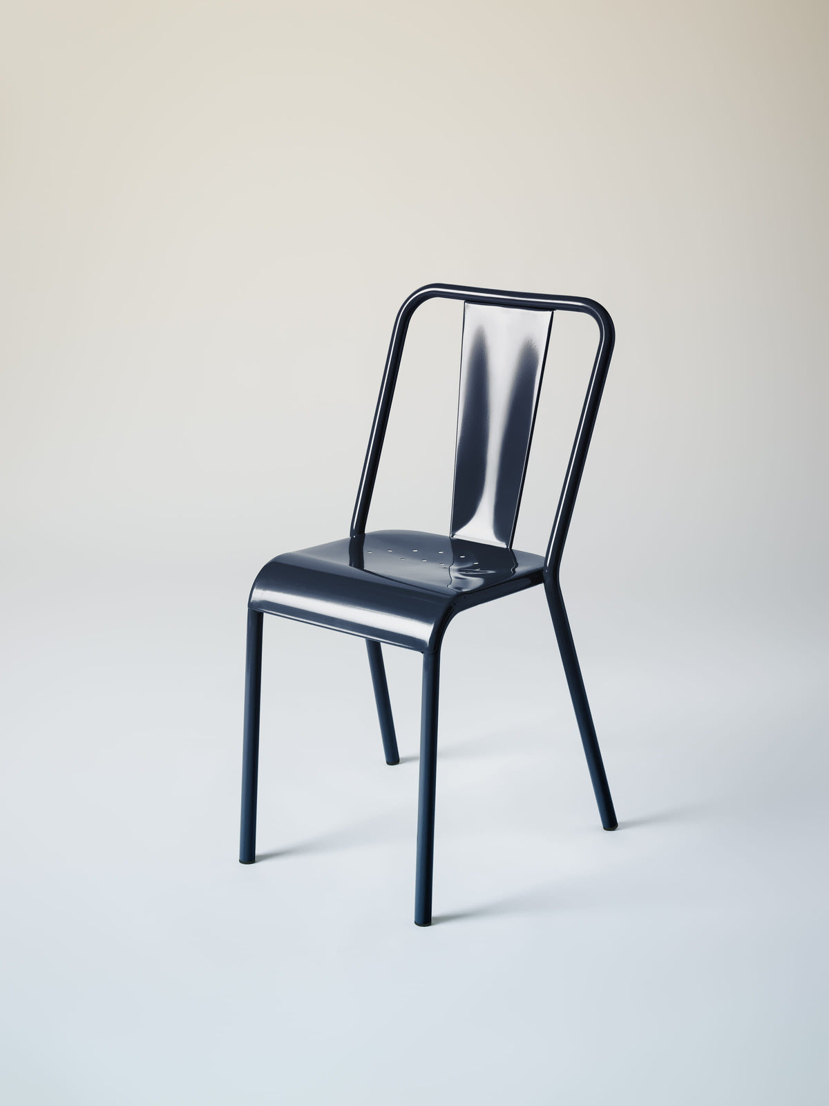 Chaise T37e - Bleu Noir