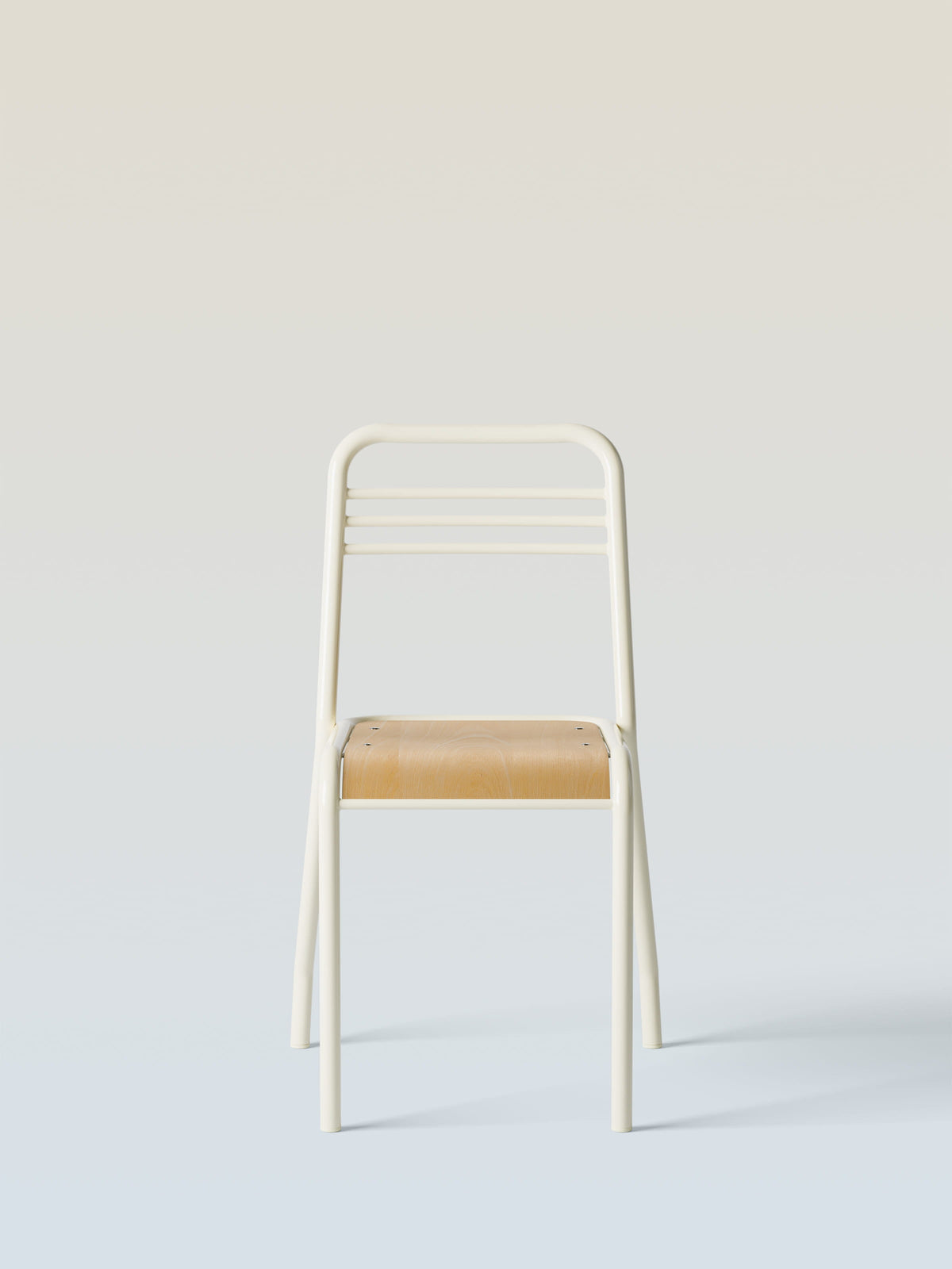 Chaise UD assise bois - Brun Noir