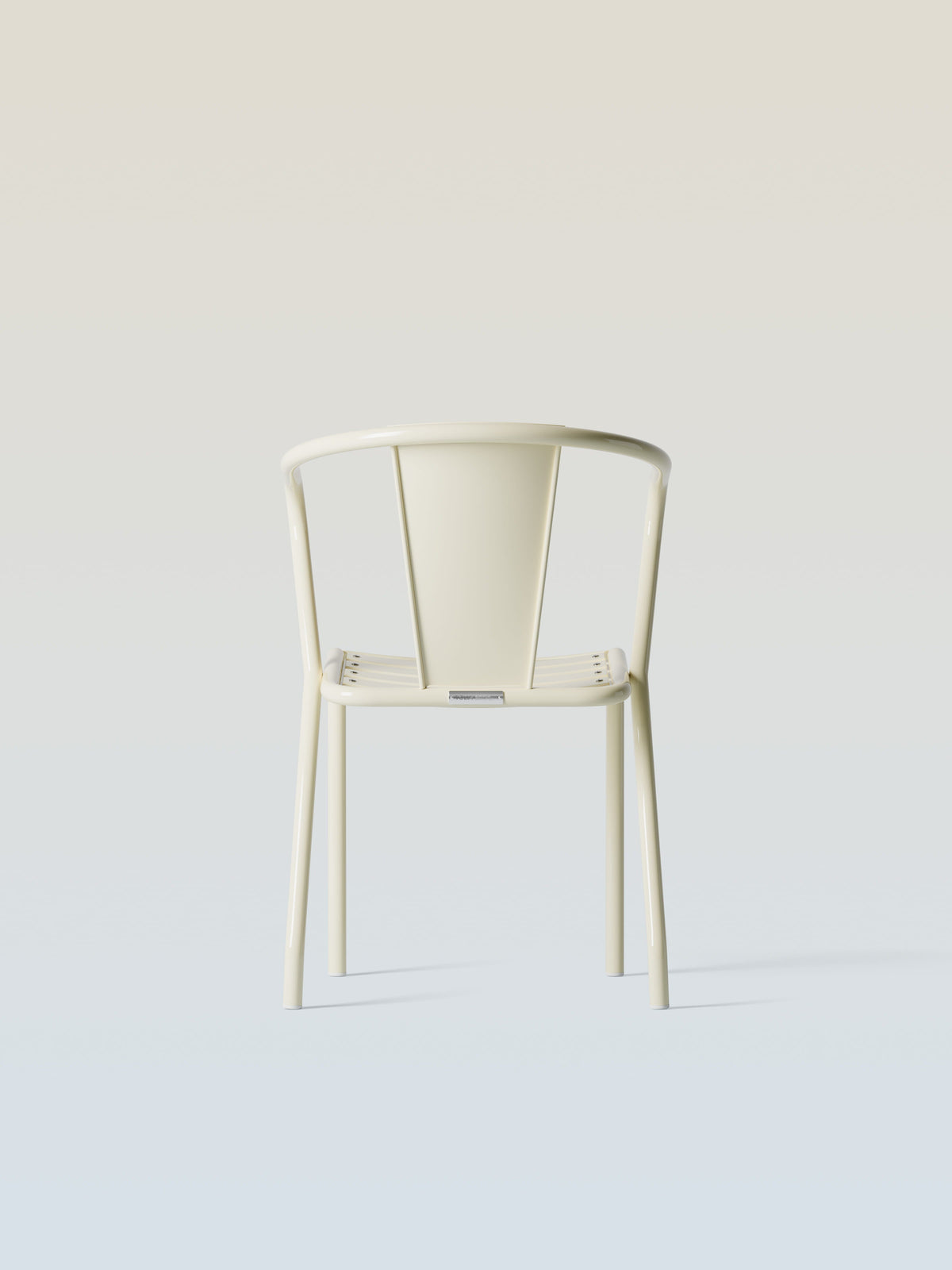 Fauteuil UD assise lames métal - Brun Noir