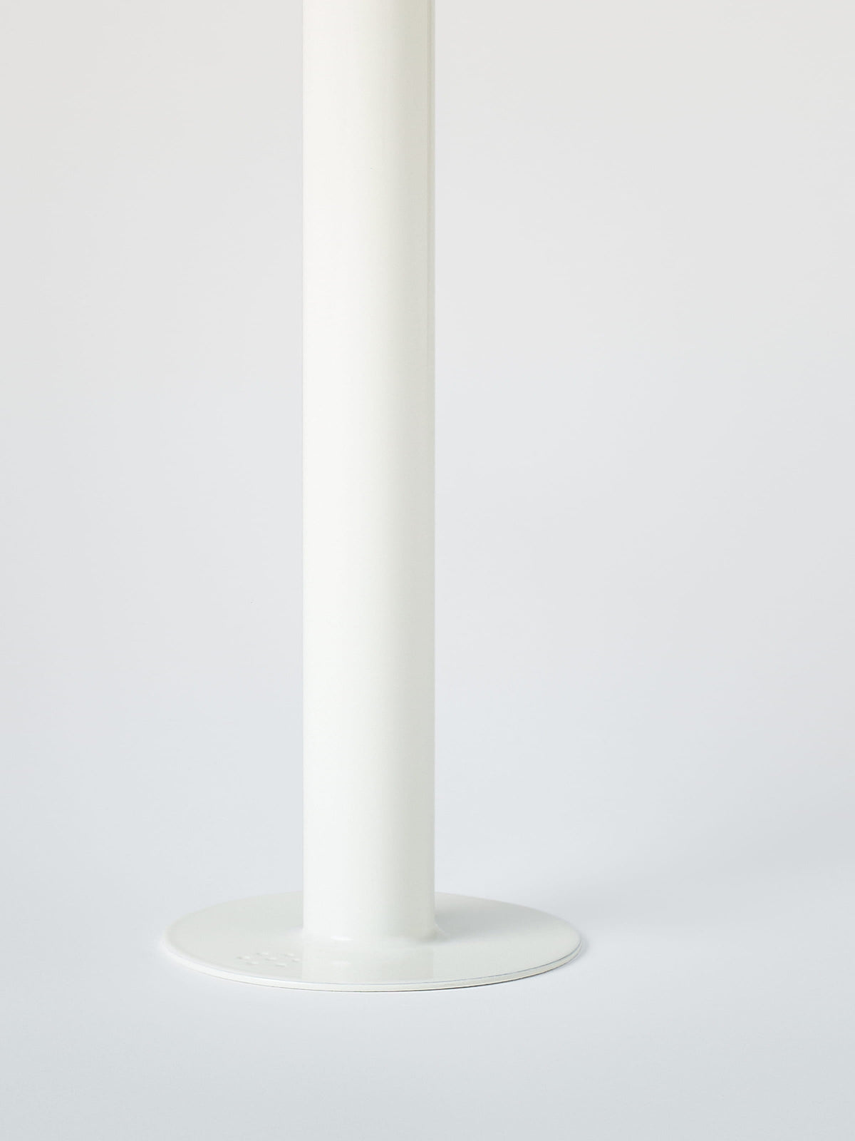 Grand bougeoir avec bougie à la cire d'abeille - Blanc Pur