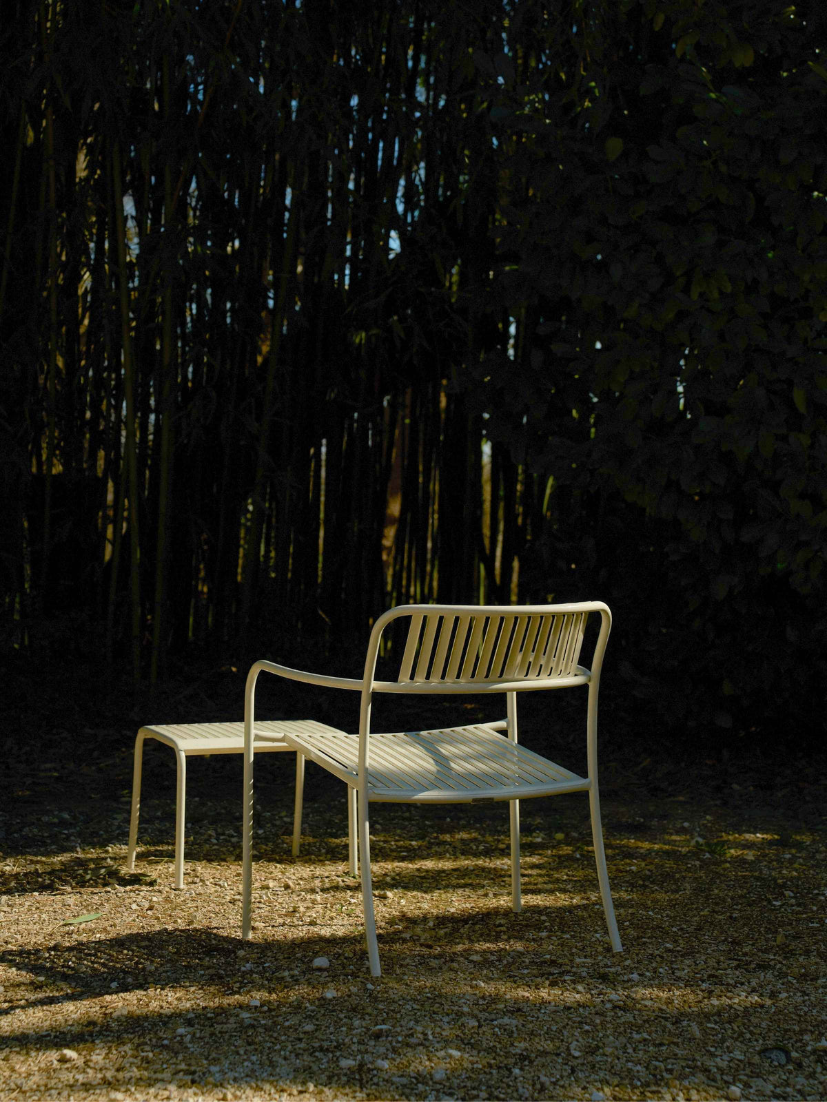 Tabouret Patio - Blanc Perlé