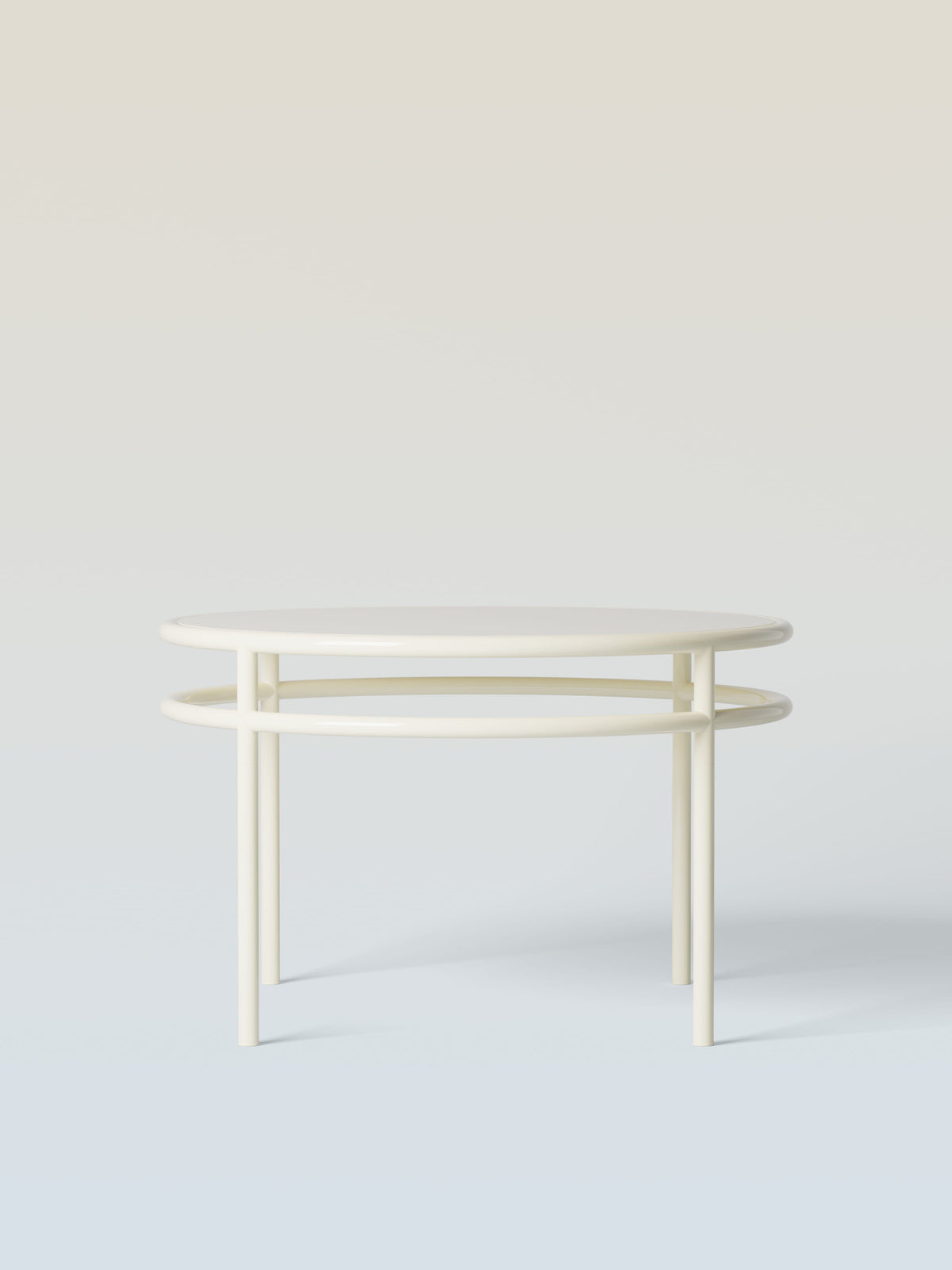 Table basse Epure Ø80 - Vert Jonc