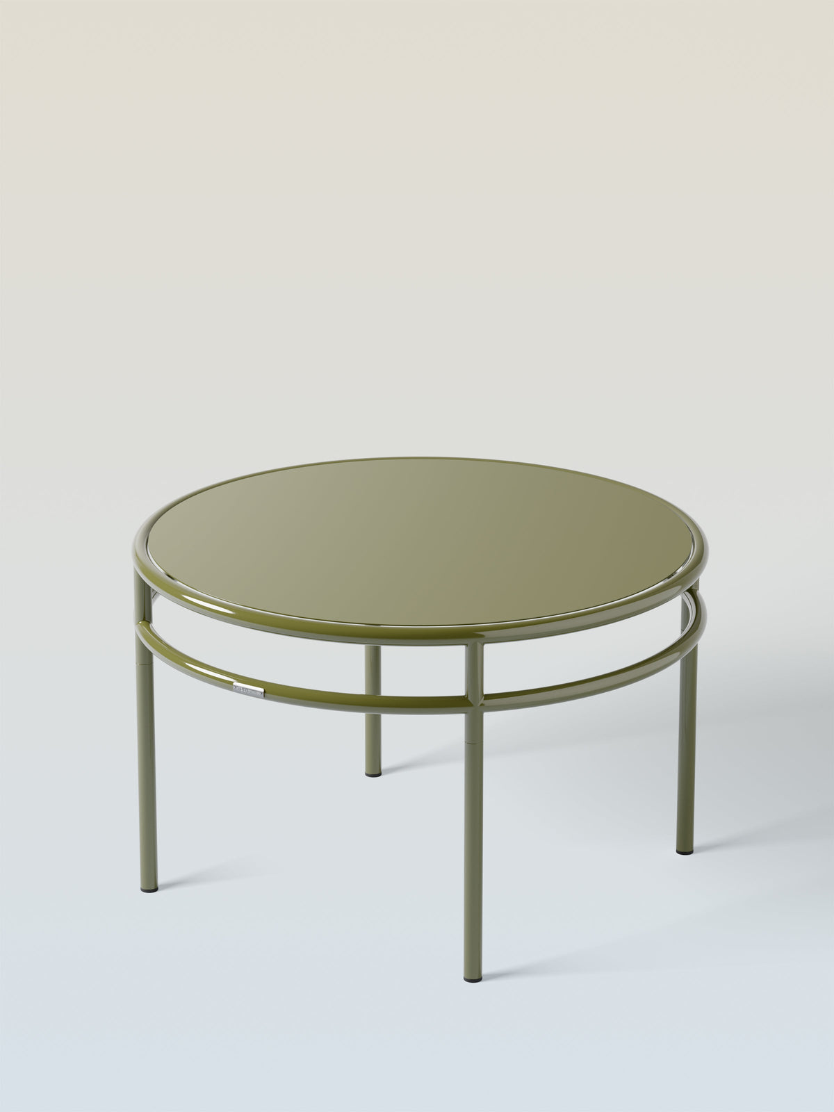Table basse Epure Ø80 - Vert Jonc