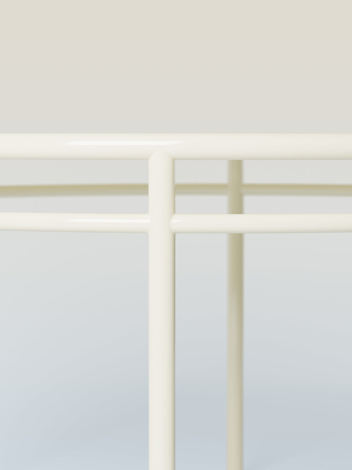 Table Epure Ø140 - Vert Jonc