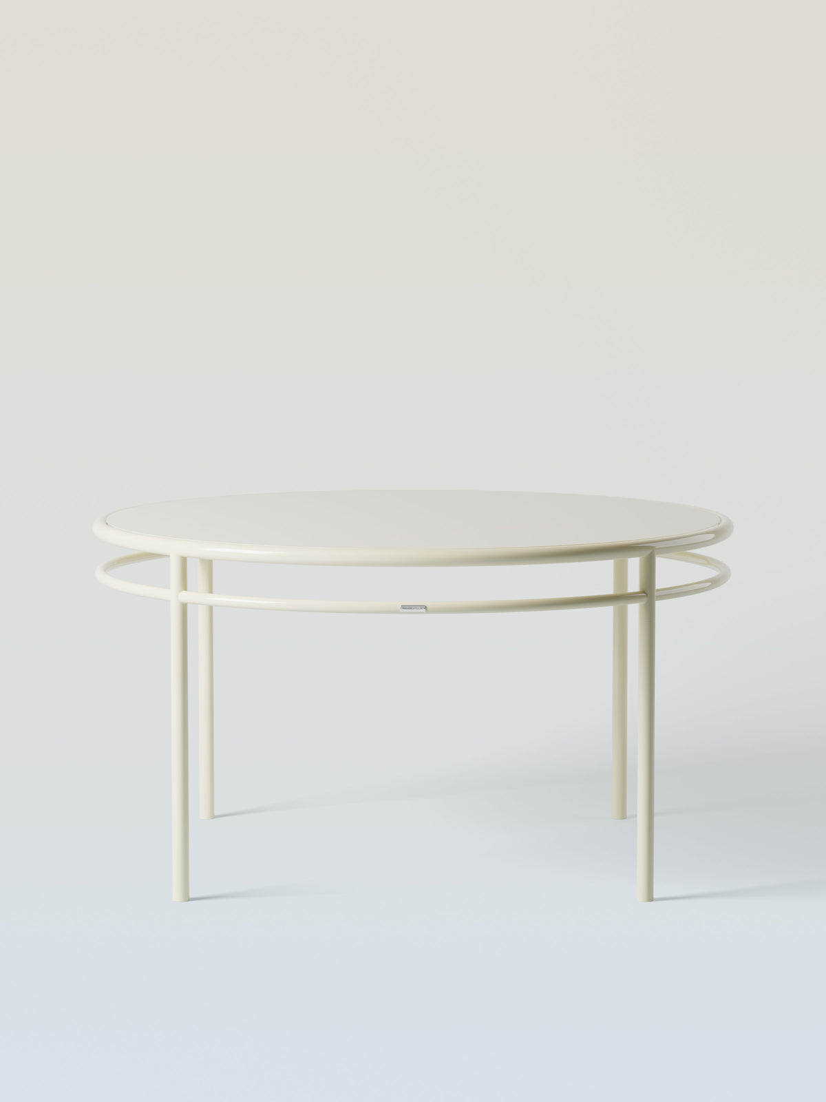 Epure Table Ø140 - Gray Beige