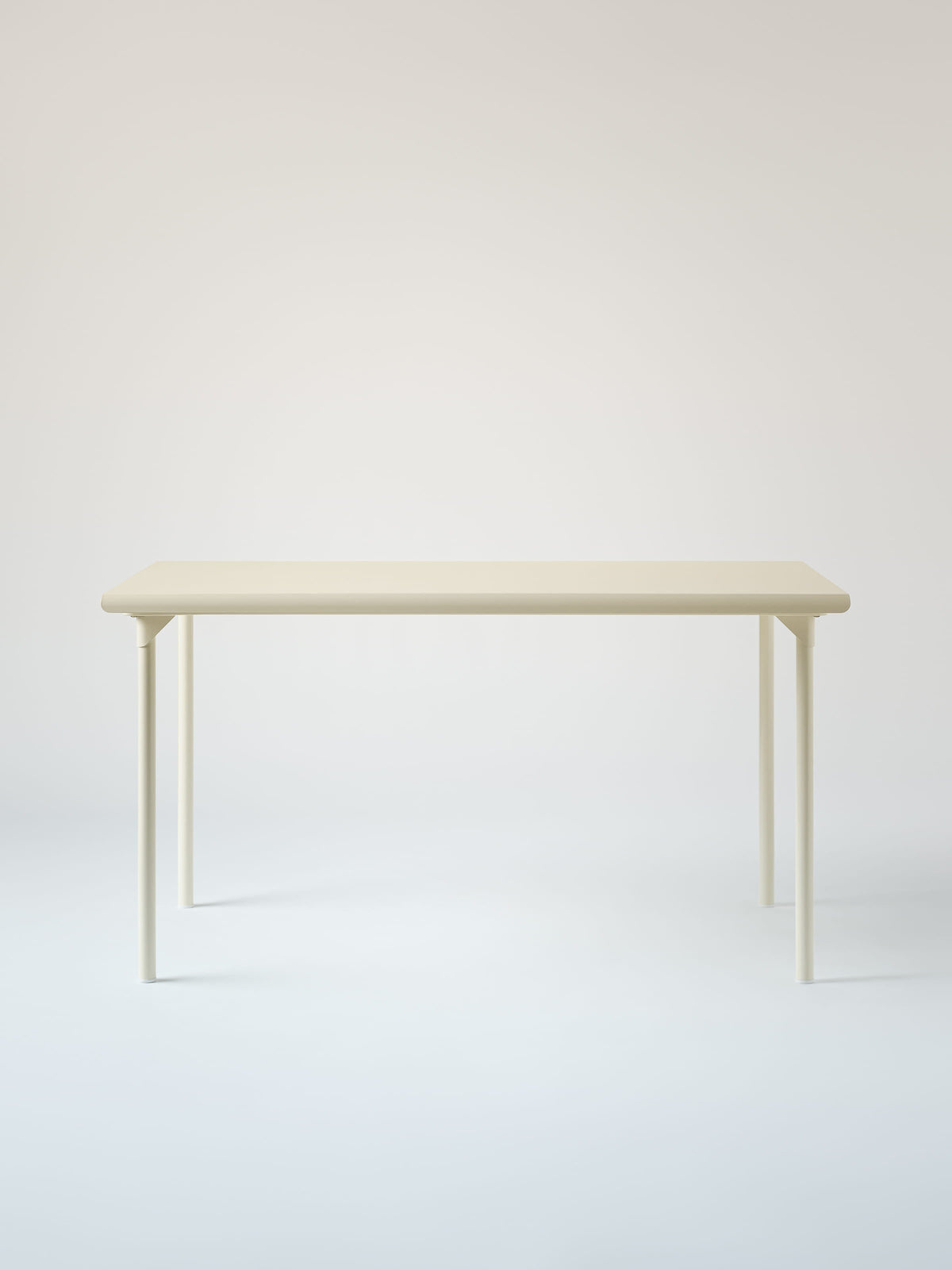 Table Patio 140x80 - Blanc Perlé
