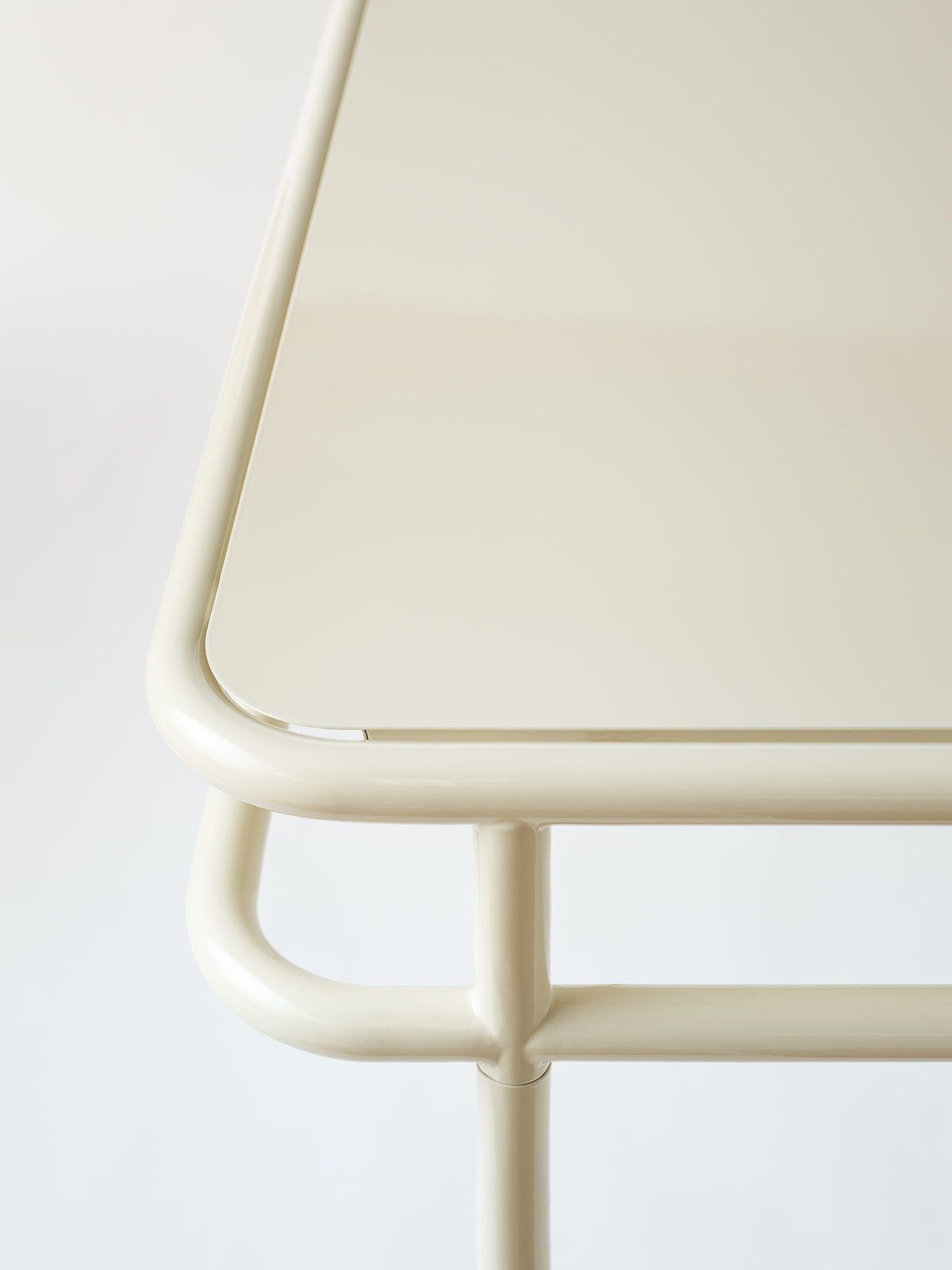 Table UD 180x90 / plateau métal - Brun Noir
