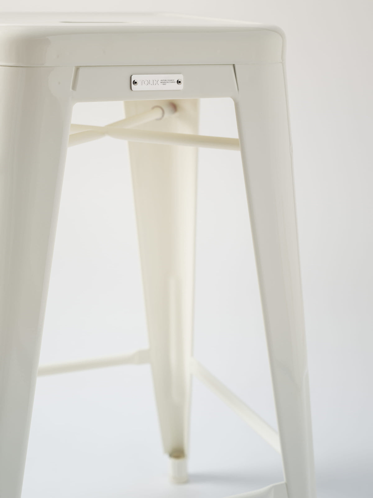 Tabouret H75 - Blanc Perlé